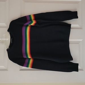 Rainbow stripe sweater